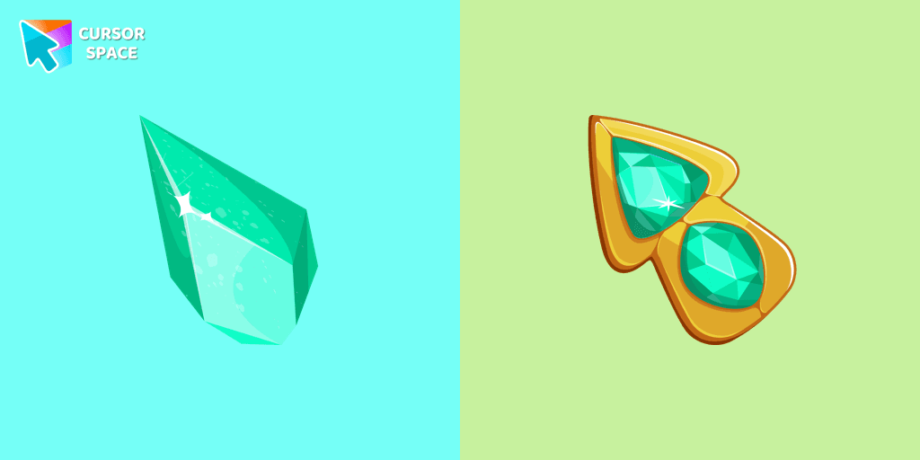 Green Amethyst cursor pack